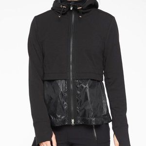 Athleta Windy Point Zip Black Hoodie